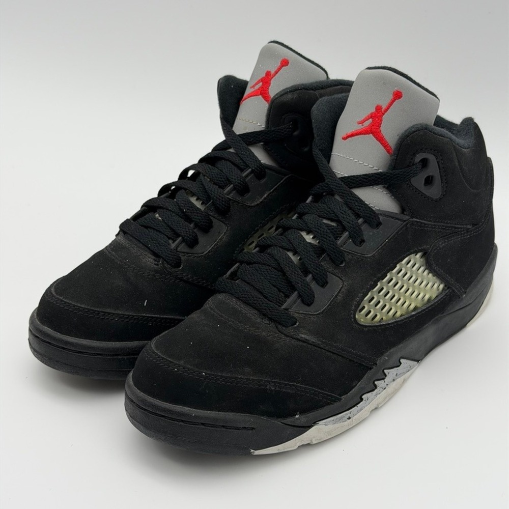 Jordan 5 Retro Black Metallic 440889-003 3Y - Picture 4 of 11